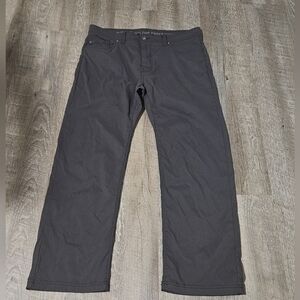 Prana Men’s Pants Breathe Gray Nylon Cargo Size 36 X 30 Slim Fit
